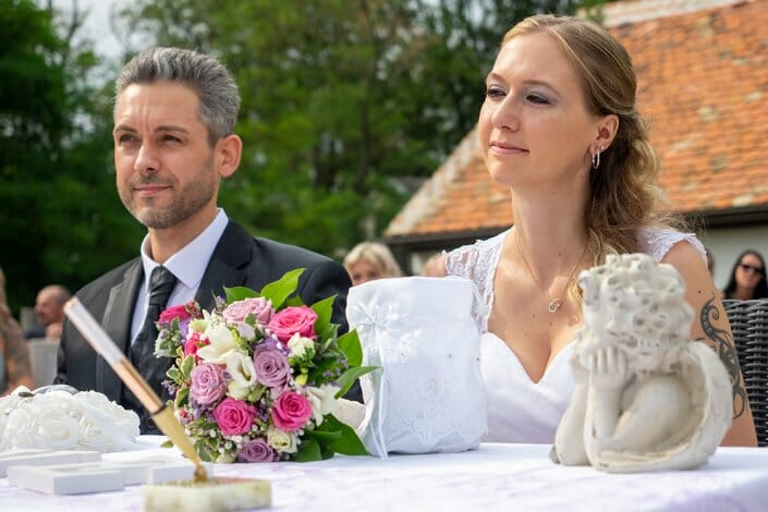 Hochzeit Brautpaar Heuriger Loiskandl Guntersdorf