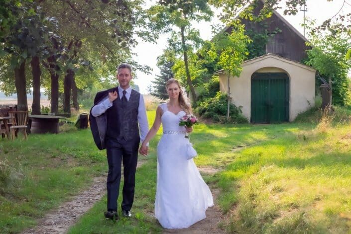 Hochzeit Brautpaar Heuriger Loiskandl Guntersdorf