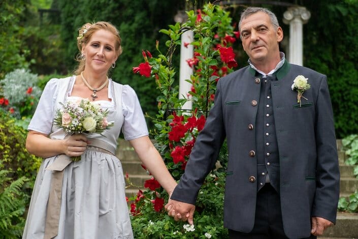 Hochzeit Brautpaar Kittenberger Erlebnisgärten Schiltern