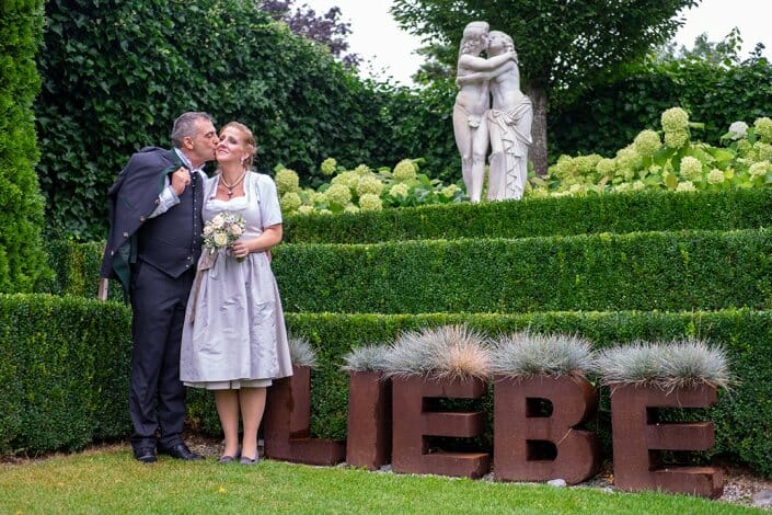 Hochzeit Brautpaar Kittenberger Erlebnisgärten Schiltern