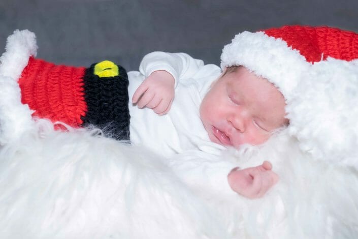 Babyfoto Weihnachten