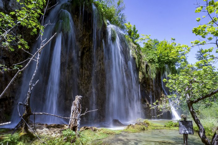 Foto Wasserfall Plitvice Kroatien