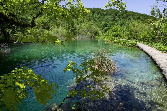 Foto Plitvice Kroatien Obere Seen