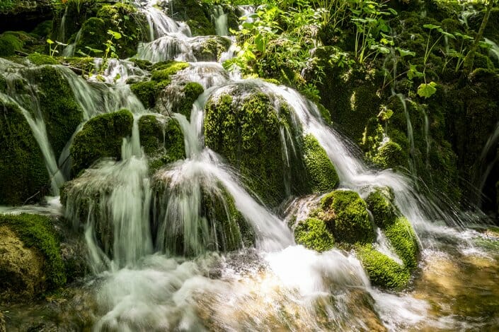 Foto Wasserfall Plitvice Kroatien