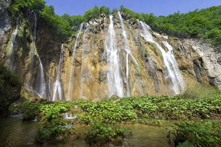 Foto Plitvice Kroatien Großer Wasserfall