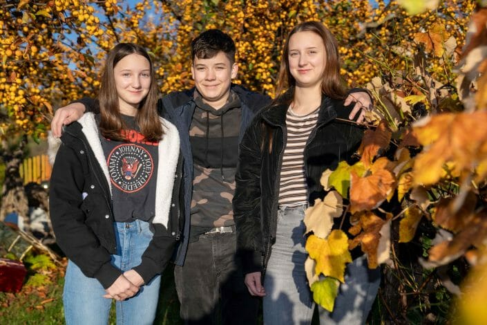 Familienfoto Herbst Schiltern