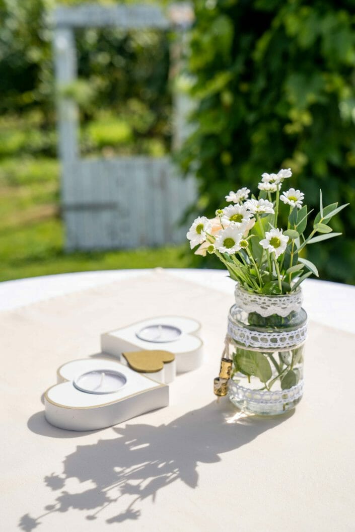 Tischdekoration Hochzeit