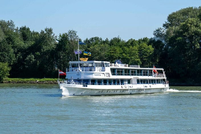 Austria ship on Danube Wachau